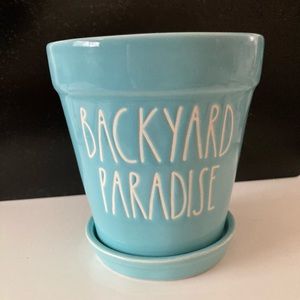 Rae Dunn Ceramic Garden Pot